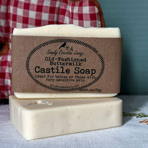 Buttermilk Castile Hand & Body Soap For Adults, Babies