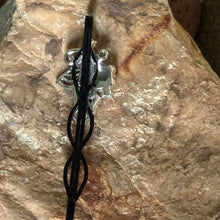 Load image into Gallery viewer, Vintage Hair Clip : SALE Upcycled Silver Toned Metal Glass Rhinestones Angel Black Silver Metal Bobby Pin Hair Ornament