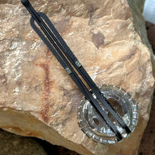 Load image into Gallery viewer, Hair Clip: SALE Silver Toned Metal with Glass Rhinestones, Glass Gem on Painted Metal Bobbypin