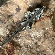 Load image into Gallery viewer, Hair Clip: SALE Silver Toned Metal with Faux Pearl on Metal Bobbypin