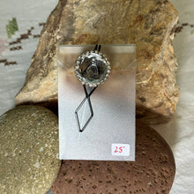 Load image into Gallery viewer, Hair Clip: SALE Silver Toned Metal with Glass Rhinestones, Glass Gem on Painted Metal Bobbypin