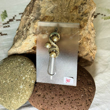 Load image into Gallery viewer, Hair Clip: SALE Silver Toned Metal with Faux Pearl on Metal Bobbypin