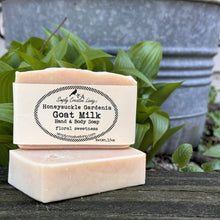 Load image into Gallery viewer, Honeysuckle Gardenia Goat Milk Body &amp; Hand Soap