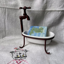 Load image into Gallery viewer, Vintage Faucet Bathtub Soap Dish Tray