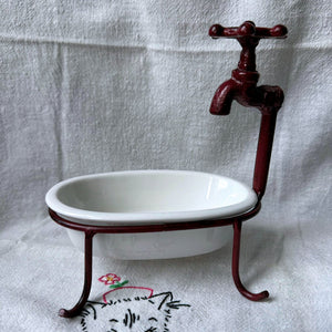Vintage Faucet Bathtub Soap Dish Tray
