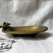 Load image into Gallery viewer, Vintage Brass Bathtub Tub Soap Dish Tray