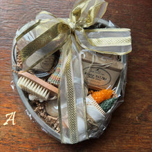 Load image into Gallery viewer, Premade Ready To Gift Spa Heart Baskets