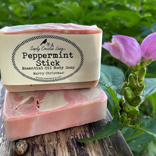 Peppermint Stick Body & Hand Soap Bar