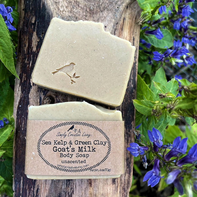 Sea Kelp & Green Clay Goat Milk Body Soap
