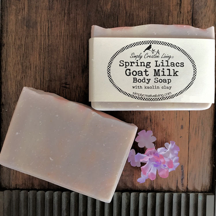 Spring Lilac Goat Milk Body Soap Bar