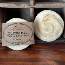 Load image into Gallery viewer, Turmeric Unscented Facial Soap - VEGAN
