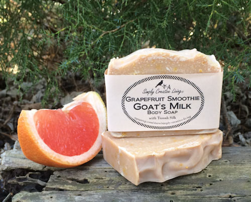 Grapefruit Smoothie Goat Milk Body Soap Bar