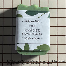Load image into Gallery viewer, Customized Bulk Soap Buy for Favors, Showers, Weddings, Reunions, &amp; Special Events, 50 count