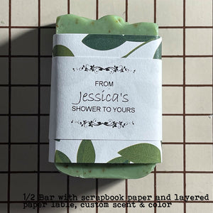 Customized Bulk Soap Buy for Favors, Showers, Weddings, Reunions, & Special Events, 50 count