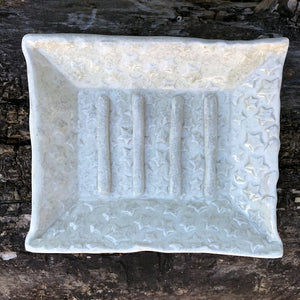 Ceramic Clay Soap Dish Natural