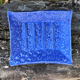 Ceramic Clay Soap Dish Royal Blue