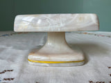 Vintage Pedestal Soap Dish Tray
