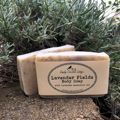 Lavender Fields Essential Oil Hand Body Soap Bar