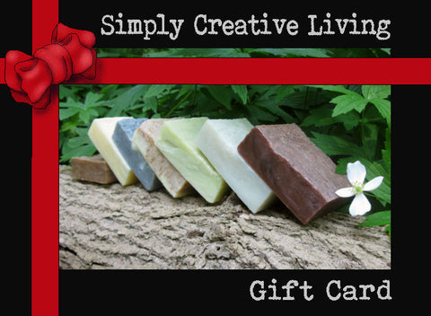 Simply Creative Living Gift Card.