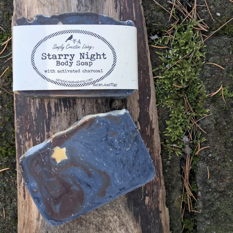 Starry Night Eucalyptus Blend Essential Oil Soap Bar