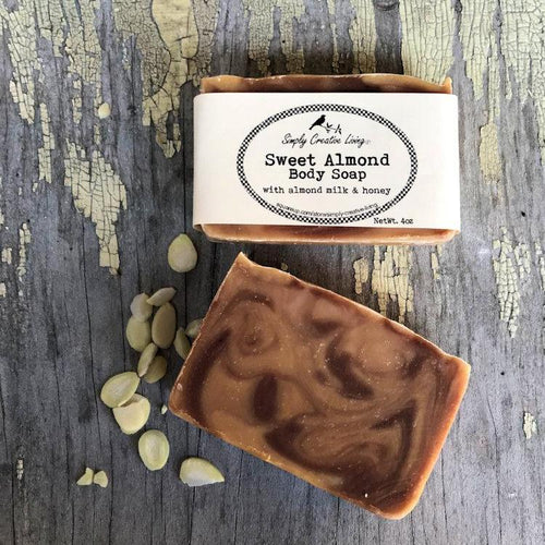 Sweet Almond Body Soap Bar
