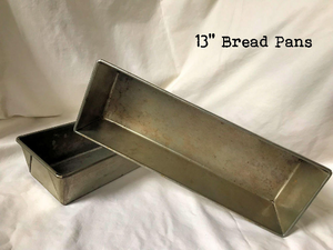Large Vintage Bread Pans