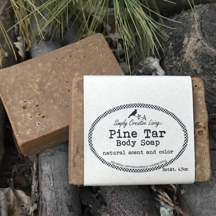 Pine Tar Body and Facial Soap Bar - Palm Free