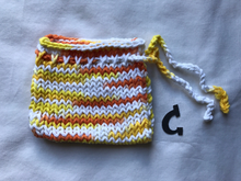 Load image into Gallery viewer, Hand Knitted Soap Sack for Whole Bar, Soap Scraps