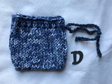 Hand Knitted Soap Sack for Whole Bar, Soap Scraps